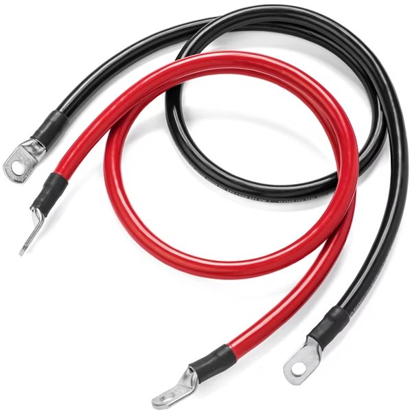 4 foot 2 AWG Battery Cable Set with 5/16